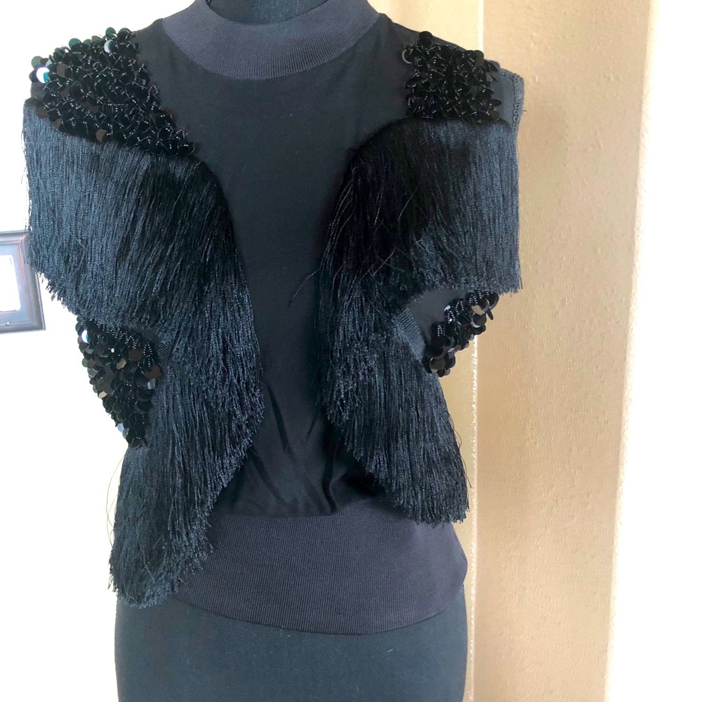 H&M black top size small